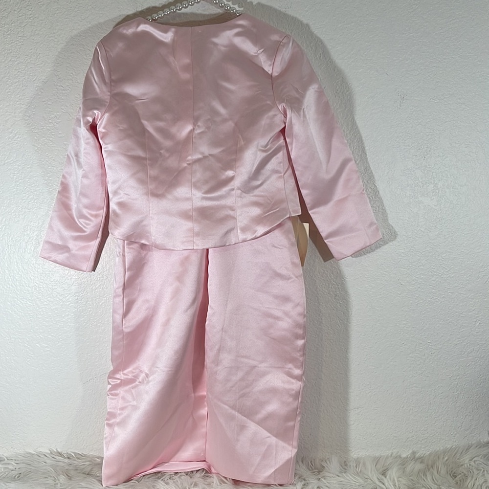 LANTING BRIDE Two Piece Sexy V-Neck Floral Embroidery Satin Knee Length New 10 - Picture 5 of 16
